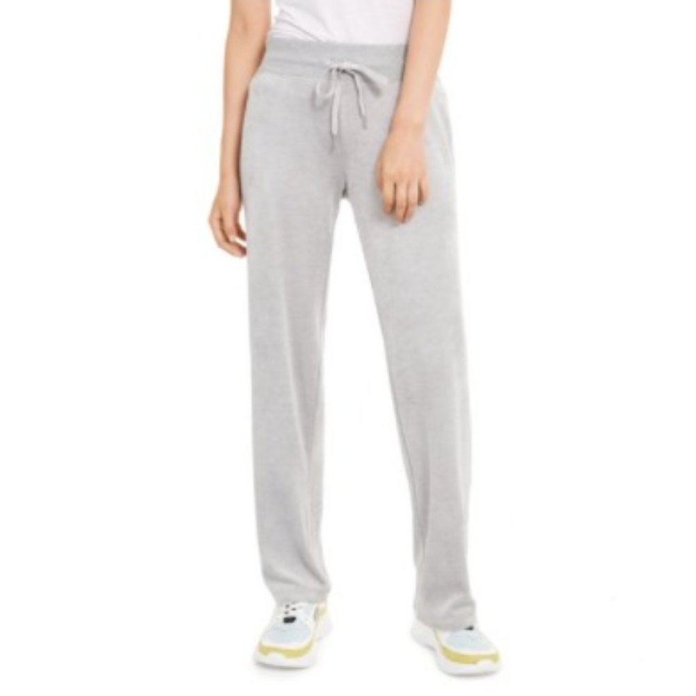 CALVIN KLEIN Womens Gray Heather Lounge Pants
